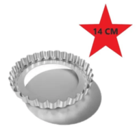 Molde De Alumino Para Pastafrola De 14 Cm Desmontable