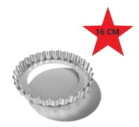 Molde De Alumino Para Pastafrola De 16 Cm Desmontable