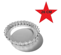 Molde De Alumino Para Pastafrola De 26 Cm Desmontable