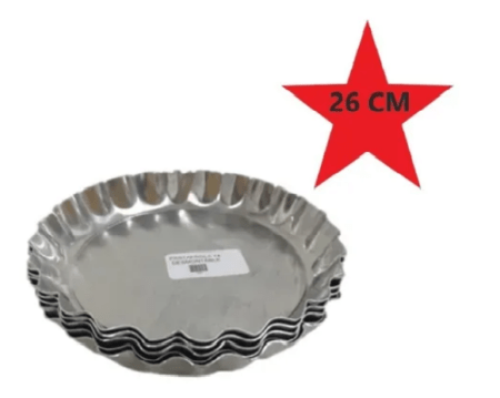 Molde De Alumino Para Pastafrola De 26 Cm Desmontable - Imagen 2