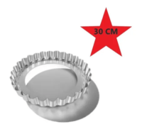 Molde De Alumino Para Pastafrola De 30 Cm Desmontable