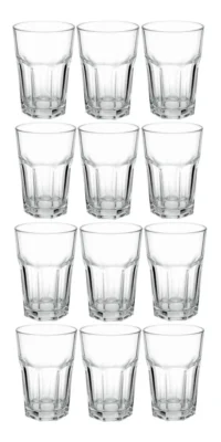 Vaso Bristol Agua Gaseosa Vidrio Nadir 410 Ml X12