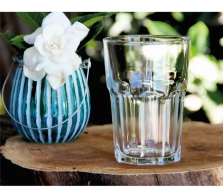 Vaso Bristol Agua Gaseosa Vidrio Nadir 410 Ml X12 - Imagen 3