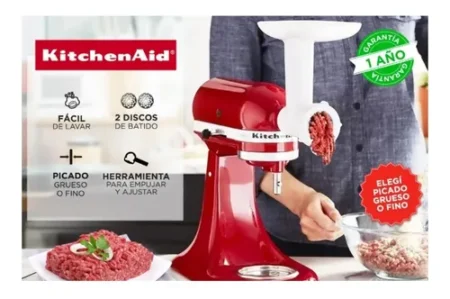 Accesorio Picador De Carne 2 Cuchillas Acero Inoxidable KitchenAid - Imagen 2