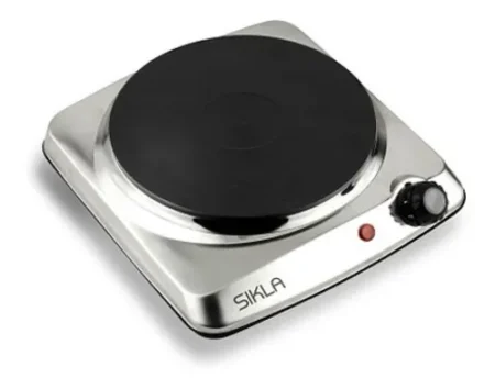 Anafe Simple Electrico De Mesa Sikla Ap1500 Acero Inoxidable