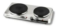 Anafe Doble Electrico De Mesa Sikla Ap2200 Acero Inoxidable