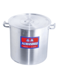 Olla Gastronómica Aluminio  Nº 32 26 LTS Con Tapa Almandoz