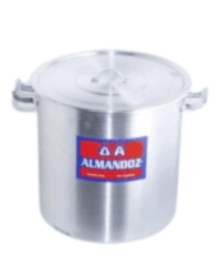 Olla Gastronómica Aluminio Nº 30 20 LTS Con Tapa Almandoz