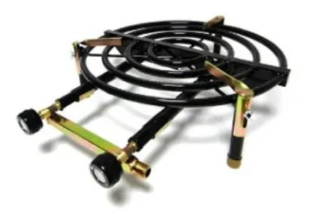 Quemador Paellero Brogas 38cm C/2 Robinete 6500kcal Gn/ Ge