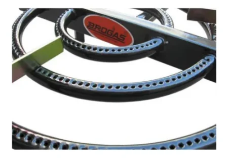 Quemador Paellero Brogas 38cm C/2 Robinete 6500kcal Gn/ Ge - Imagen 3