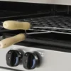 Plancha Lisa A Gas Con Carlitero Doble Con Base 1045 X 655 Sol Real Gas Natural - Imagen 2