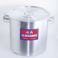 Olla Gastronómica Aluminio Nº 50 100 LTS  Con Tapa Almandoz