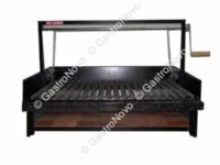 Parrilla A Carbon 80 X 45 Enlozada Con Faldon Lourdes