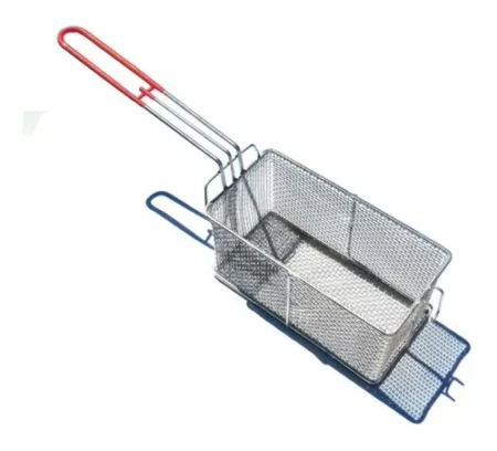 Canasto Freidor Rectangular 26x13 Estañado