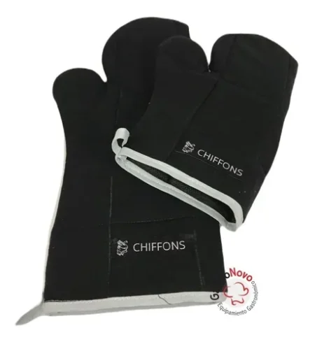 Guante Manopla Alta Temperatura Gastronomia Antebrazo 38 Cm - Imagen 3