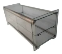 Vitrina Exhibidora Con Estante De Vidrio 920x380x380
