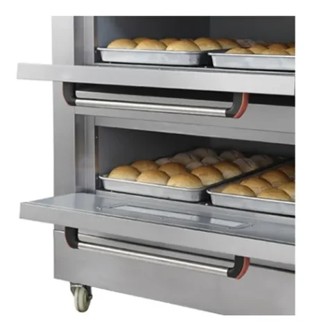 Horno Pizzero Electrico Doble Piso Refractario 380 V - Imagen 2
