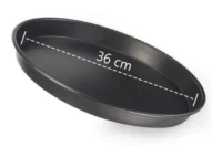 Molde Pizzero Enlozado 36cm Reforzado Para Pizza Prepizza