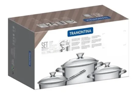 Bateria Allegra Juego De Ollas 4 Piezas Tramontina - Imagen 2