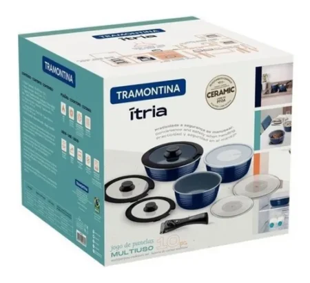 Bateria De Cocina Itria Multiuso 10 Piezas Tramontina - Imagen 3