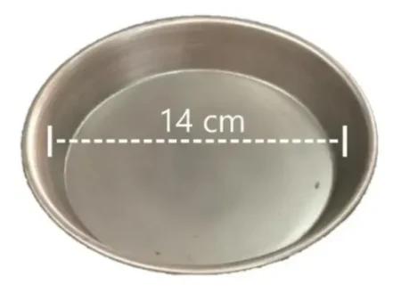 Molde Pizzeta De Chapa 14cm Liviana Para Pizza Prepizza - Imagen 2