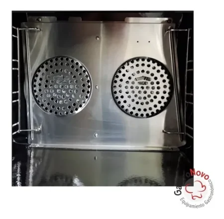 Horno Convector 44x32 Catania 4 Bandejas Y Base Portabandejas - Imagen 3