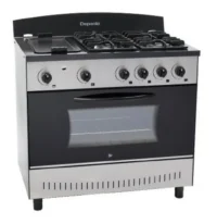 Cocina De 4 Hornallas Y Plancha Puerta Visor 900 Depaolo