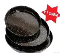 Molde Pizza Individual Enlozado Salpicado 20cm Prepizza
