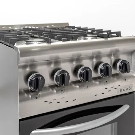 Cocina Saho 550 Con Parrilla 4 Hornallas Puerta Visor - Imagen 4