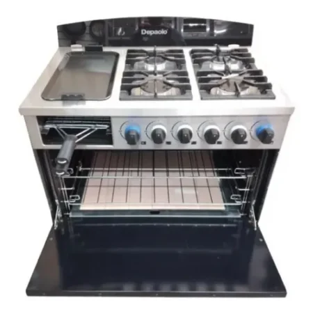 Cocina Ciega 4 Hornallas Reja Fundicion + Tostador Y Plancha - Imagen 2