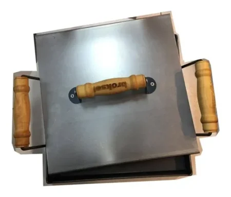 Plancha Bifera De Hierro C/ Tapa Para 1 Hornallas