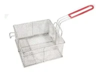 Canasto Freidor Cuadrado 14x14 Estañado