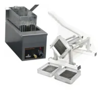Freidora De 8 Litros Speedy Grill + Cortadora De Papa Nativa