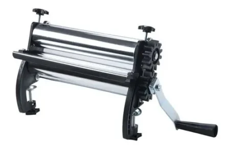 Laminadora Manual 30 Cm Acero Inoxidable Masa Trigo Maiz - Imagen 3