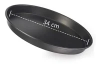 Molde Pizzero Enlozado 34cm Reforzado Para Pizza Prepizza