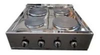 Anafe Eléctrico De Acero Inox Cuatro Hornallas 1500 Y 1000kw