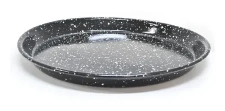 Molde Pizzero Enlozado Salpicado 30cm Para Pizza Prepizza - Imagen 2
