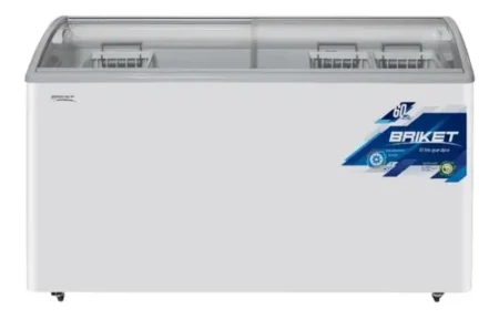 Freezer De Pozo Dual St Briket Fr4500bl Puerta Vidrio - Imagen 2