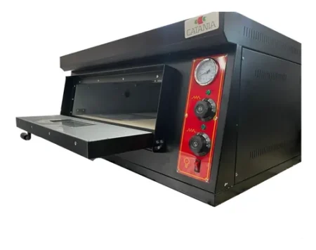 Horno Pizzero Eléctrico Piso Refractario 450ºc Catania - Imagen 2
