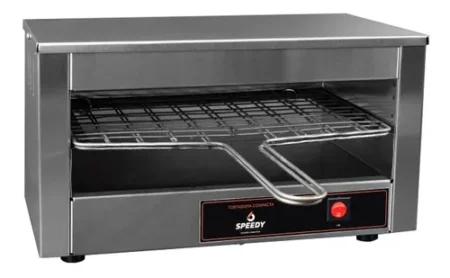 Tostadora Eléctrica Compacta + Panchera Con Calienta Pan Roa - Imagen 2