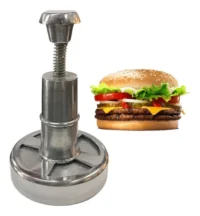 Molde Para Hamburguesas Golpe De 10 Cm Aluminio Pulido
