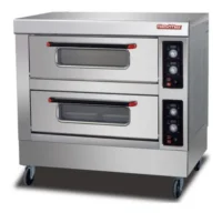 Horno Pizzero Electrico Doble Piso Refractario 380 V