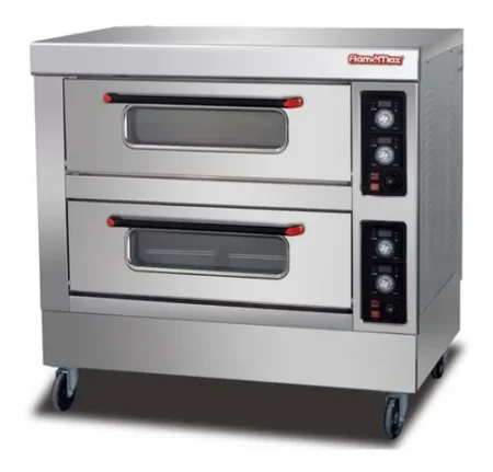 Horno Pizzero Electrico Doble Piso Refractario 380 V
