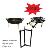 Disco De Arado + Quemador Paellero Con 2 Robinetes + Soporte