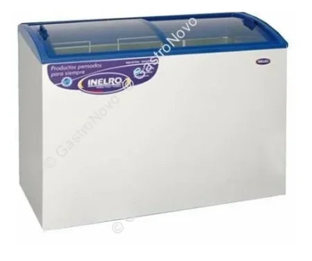 Freezer Inelro Horizontal Con Tapa De Cristal Fih-350 Pi
