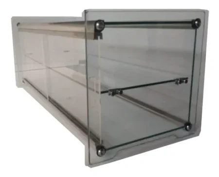 Vitrina Exhibidora Con Estante De Vidrio 920x380x380 - Imagen 3