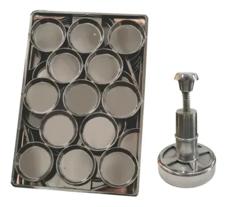 Bandeja Para Pan Hamburguesa 60x40 + Molde Hamburguesa 12cm