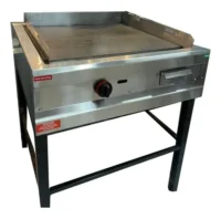 Plancha Hamburguesera A Gas Industrial Con Base 60x60