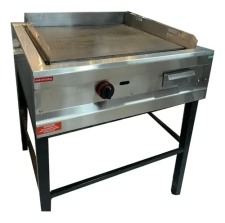 Plancha Hamburguesera A Gas Industrial Con Base 60x60