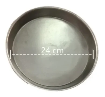 Molde Para Pizza Individual De Chapa Liviana 24 Cm - Imagen 2